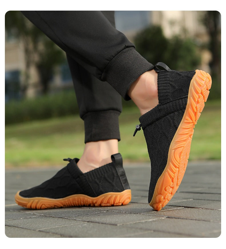 Men's Slip-On Breathable Flyknit Fitness Shoes