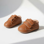 Baby Barefoot, brown colour showing from a side view 