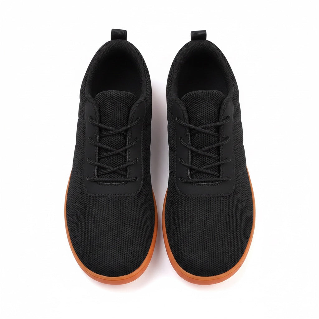 Barefoot shoe looking from a top view