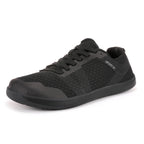 Black barefoot shoes with wide toe for natural movement