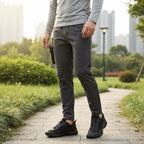 Black Velocity barefoot shoes. Perfect for all  day to day activities. Wide toe for extra foot movement. 
