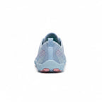 Rear view showing the heel construction and lightweight design.