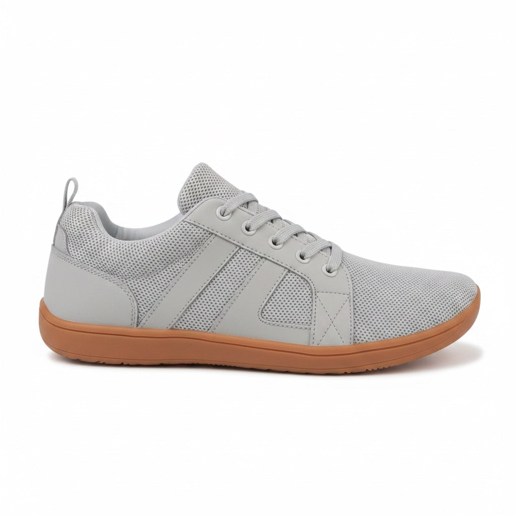 Grey Wide Fit Barefoot Knit Sneakers product photo