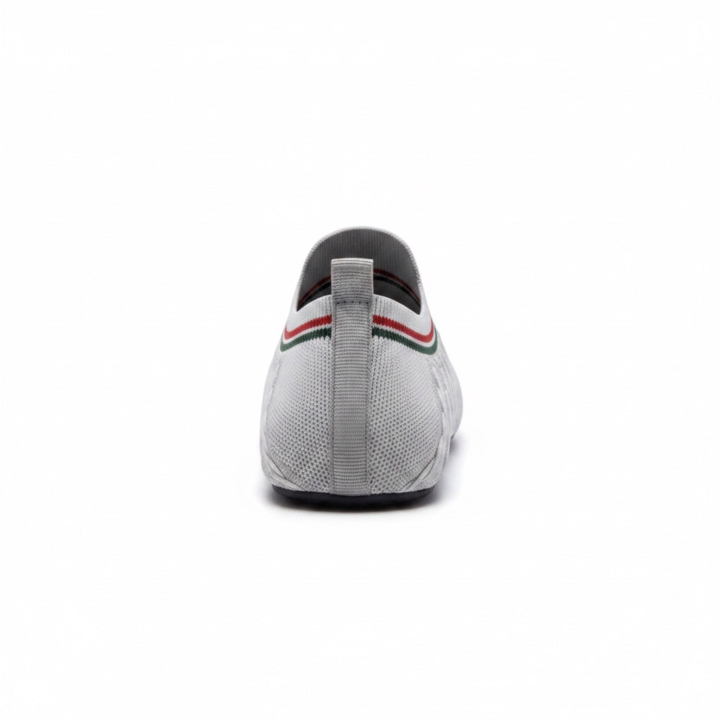 Rear view of grey barefoot water shoe