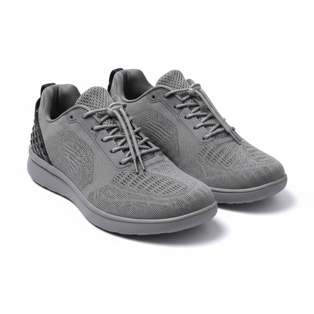 Pulse Barefoot shoes lightweight with grey sole and laces. wide toe for comfort and everyday use.