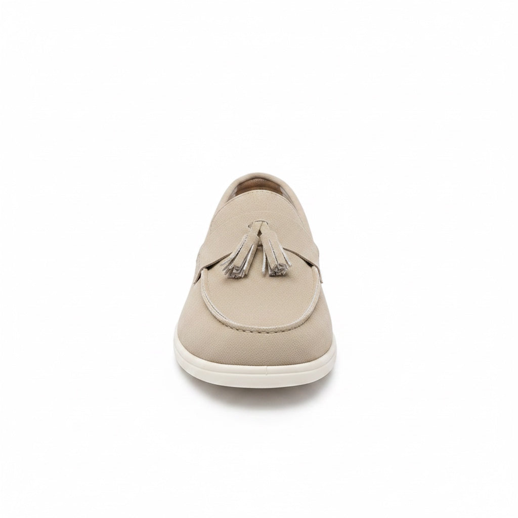 Beige Signature Slip On Loafers – product photo 2