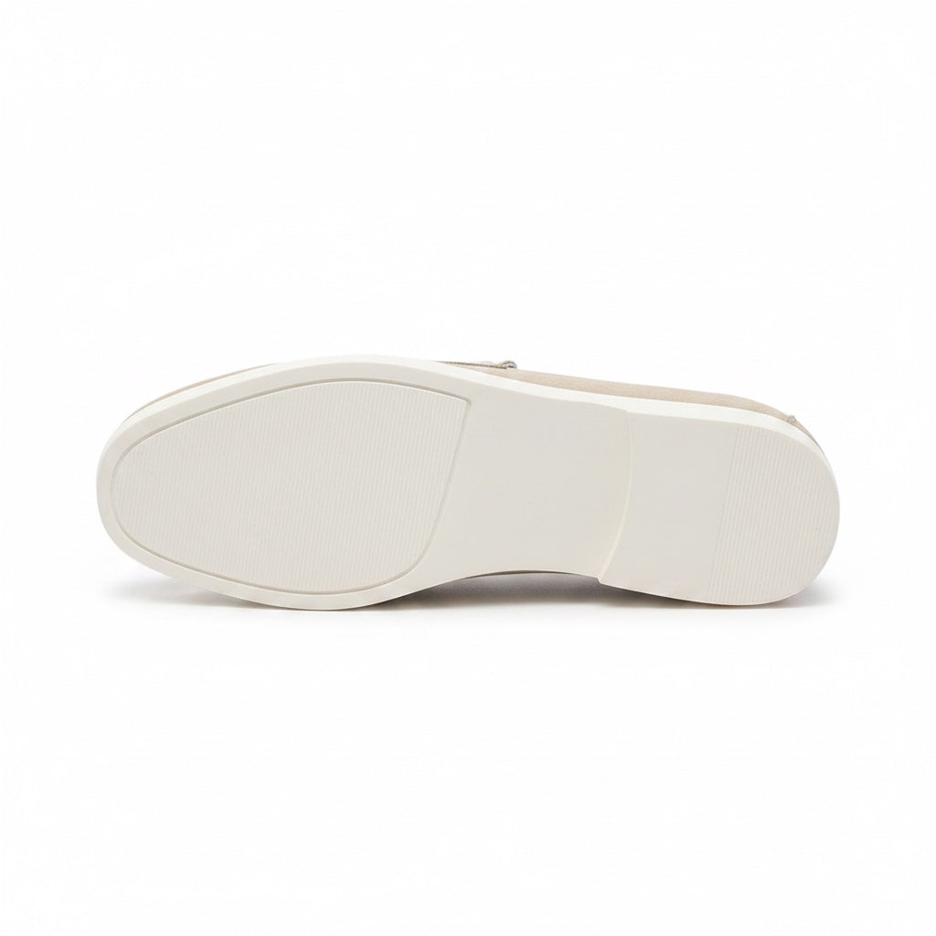 Beige Signature Slip On Loafers – product photo 3