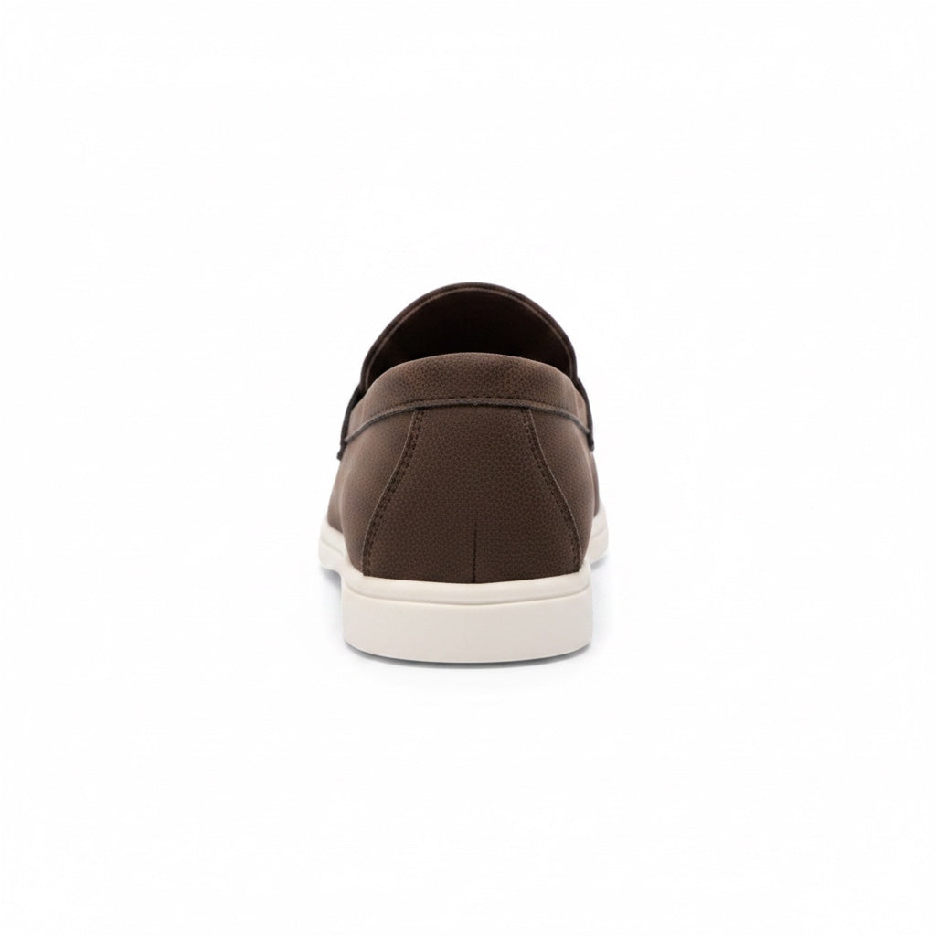 Brown Signature Slip On Loafers – product photo 8