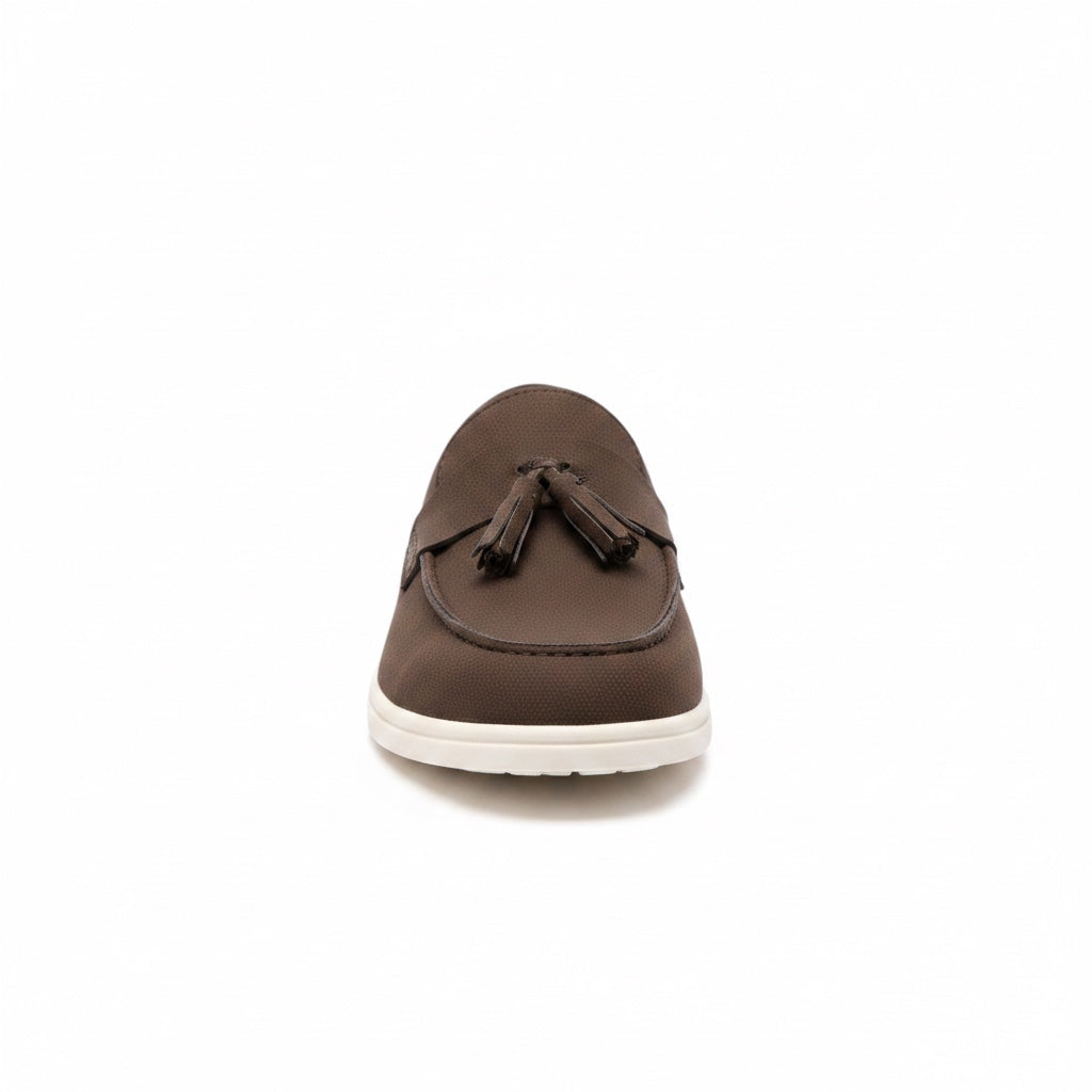 Brown Signature Slip On Loafers – product photo 6