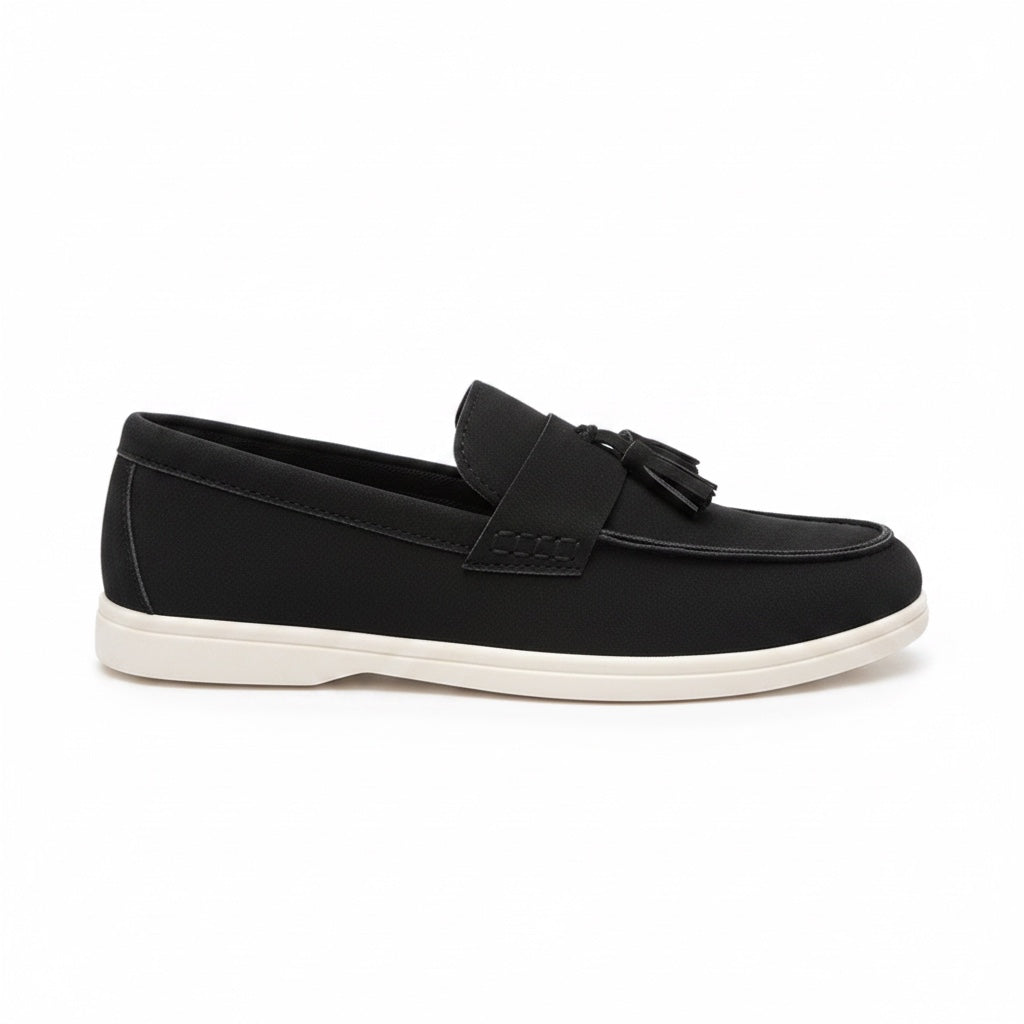 Black Signature Slip On Loafers product photo