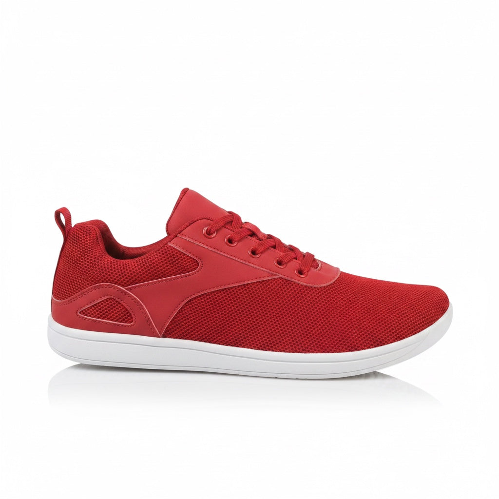 Red Wide Fit Barefoot Knit Sneakers product photo
