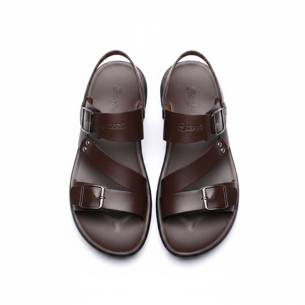 Men Barefoot Buckle Sandals