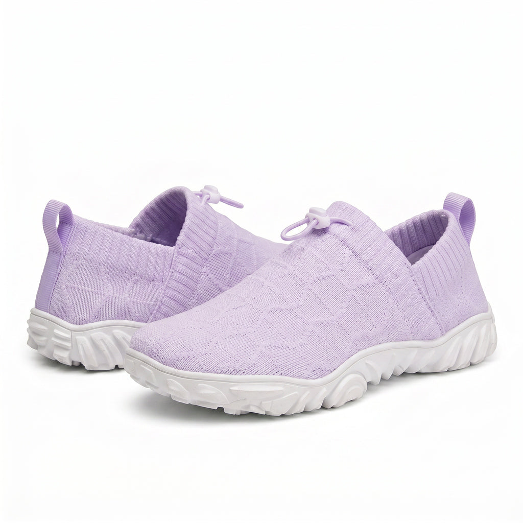 Mens Purple Barefoot shoes with knit material