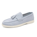 Sky blue mens barefoot loafers, made for everyday work, daily events this offer comfort and premium quality 