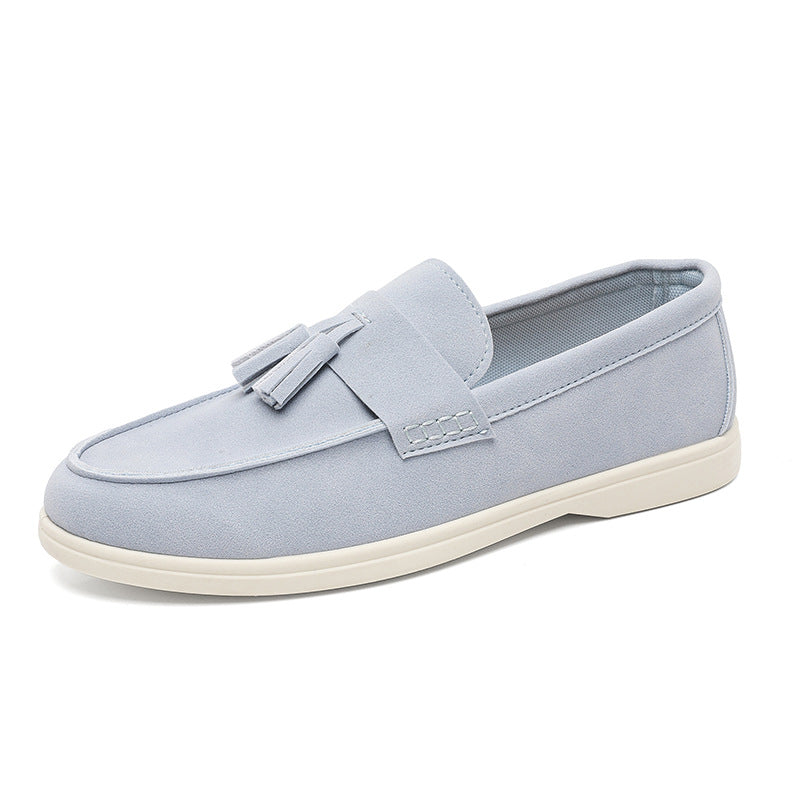 Sky blue mens barefoot loafers, made for everyday work, daily events this offer comfort and premium quality 