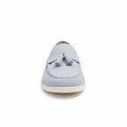 Sky Blue Signature Slip On Loafers – product photo 4