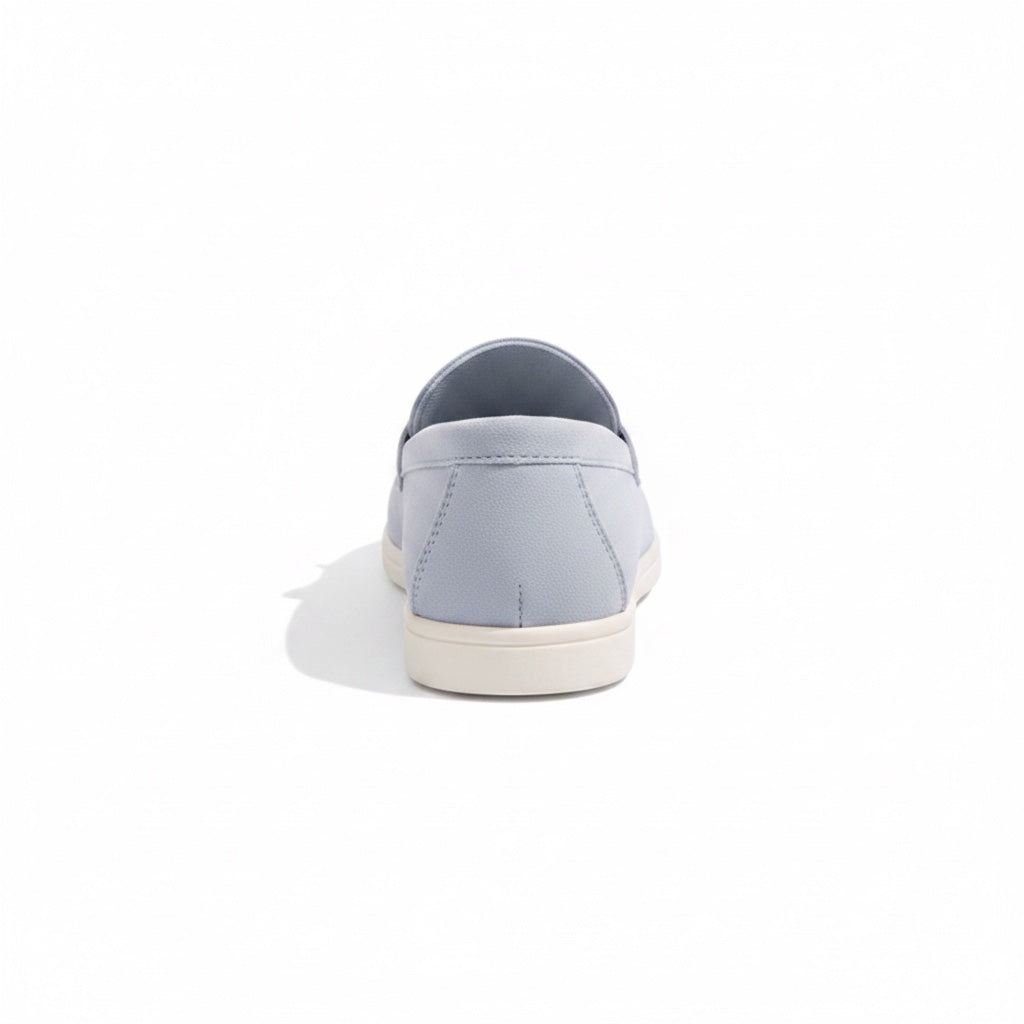 Sky Blue Signature Slip On Loafers – product photo 2