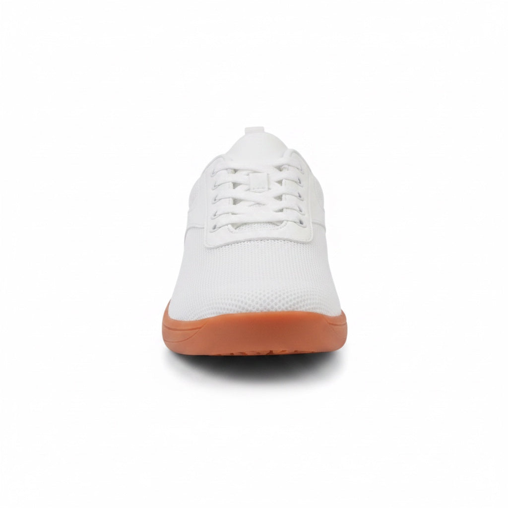 White Wide Fit Barefoot Knit Sneakers – product photo 3
