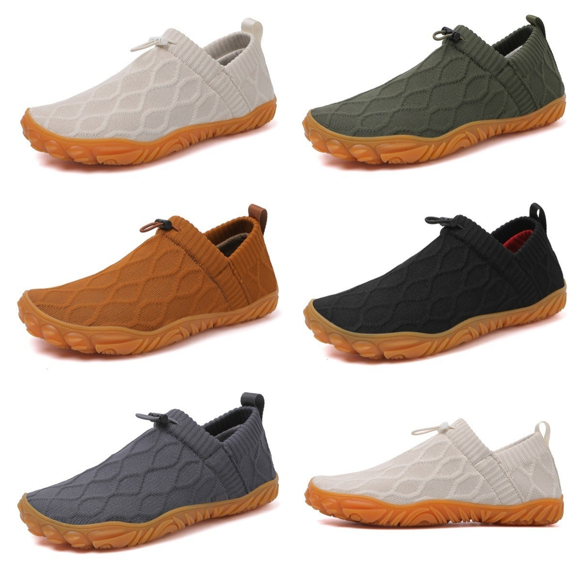 Men's Slip-On Breathable Flyknit Fitness Shoes